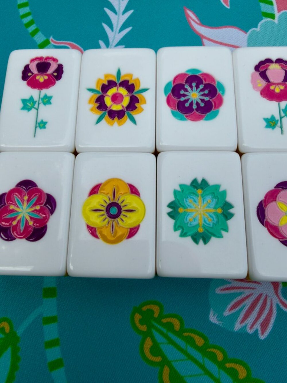 Mahjong Atelier American Mahjong Tile Set, 160 Engraved 4 Layer, POP - Picture 3 of 12